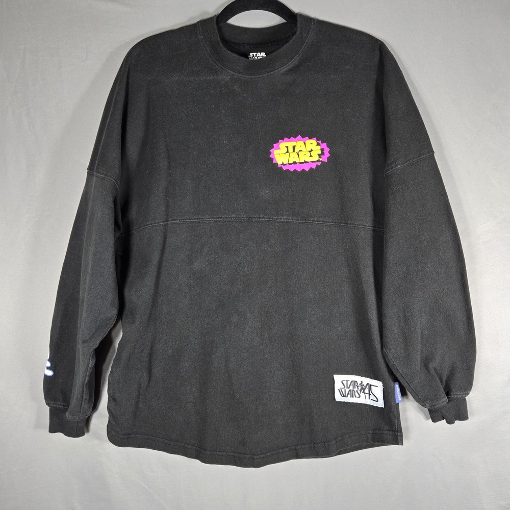Star Wars Spirit Jersey Shirt Mens S Black 45th Anniversary Action Figures 1977 - Picture 4 of 10